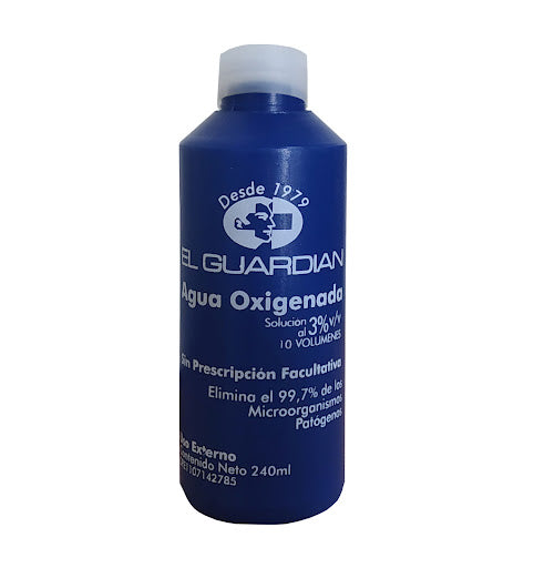 Agua Oxigenada x 240 Ml. EL GUARDIAN.