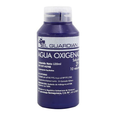 Agua Oxigenada x 120 Ml. EL GUARDIAN.